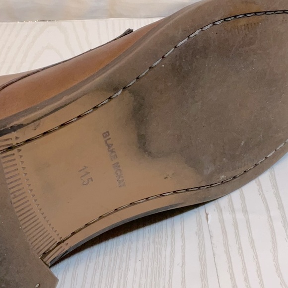 Blake McKay size 11.5 mens dress shoes. Visible wear, but still wearable shape. - Picture 5 of 8